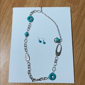 Necklace and earring set